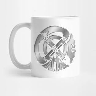 Tachibana Clan Kamon Silver Chrome Mug